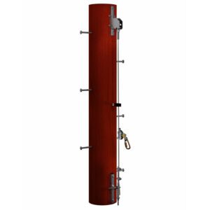 3M™ DBI-SALA® Lad-Saf™ Cable Vertical Safety System Bracketry for Wood Pole 6116635, 2 User, Galvanized Steel, 1 EA