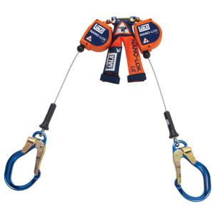 3M™ DBI-SALA® Nano-Lok™ LE Twin Leg Quick Connect Self Retracting Lifeline, Cable 3500255, 1 EA/Case