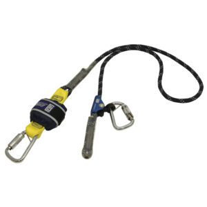 3M™ DBI-SALA® Force2™ Cut Resistant Adjustable Shock Absorbing Kernmantle Rope Lanyard, Single Tail Z11204545CR, Navy Blue