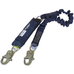 3M™ DBI-SALA® Force2™ Welders Elasticated Shock Absorbing Lanyard Z90200909NKE, Single Tail, Navy Blue