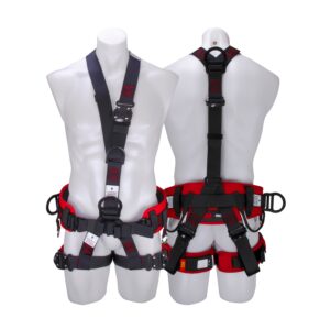 3M™ PROTECTA® X Suspension Harness 1161714, Red and Black, Large, 1 EA/Case