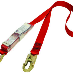 3M™ PROTECTA® Shock Absorbing Webbing Lanyard AE529/13AU, Single Tail, Red