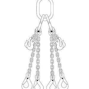GRADE 80 CHAIN SLING – 4 LEG - Image 3