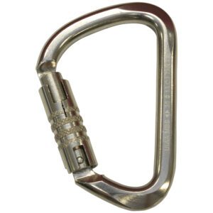 3M™ DBI-SALA® Rollgliss™ Technical Rescue Offset D Rescue Carabiner 2000172, Large, Silver