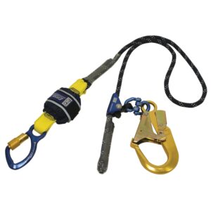 3M™ DBI-SALA® Force2™ Cut Resistant Adjustable Shock Absorbing Kernmantle Rope Lanyard, Single Tail Z11206119CR