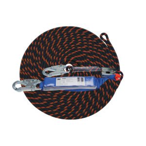 3M™ PROTECTA® FIRST Rope Lifeline Assembly, 1390067A, Black/Orange, 15 m, 1 EA/Case