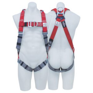 3M™ PROTECTA® P100 Riggers Harness AB123L, Red and Gray, Large