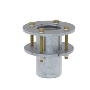 3M™ DBI-SALA® Confined Space, Deck Mount Base HC Galvanized 8000099, 1 EA/Case