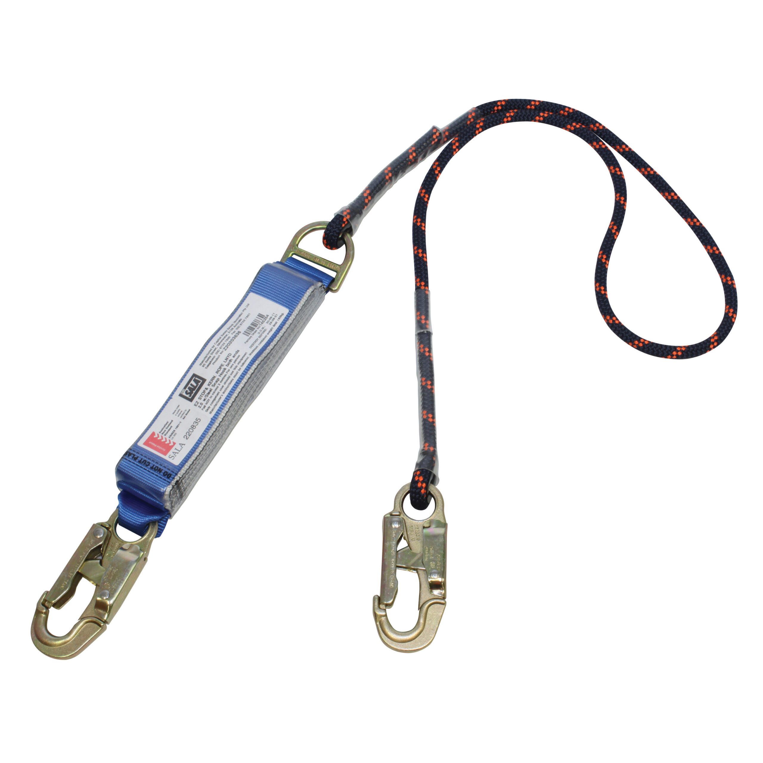 3M DBI-SALA EZ-Stop Rope Lanyard - Z20203636, Single Tail