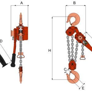WH ATEX L4 Lever Hoist - Image 3