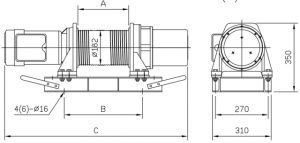Comeup Grooved Electric Winches CEP1000(S)