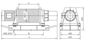 Comeup Grooved Electric Winches CEP2000