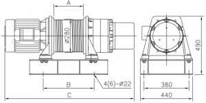 Comeup Grooved Electric Winches CEP3001