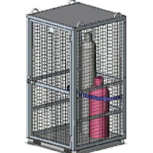 GAS CYLINDER STORAGE CAGE
