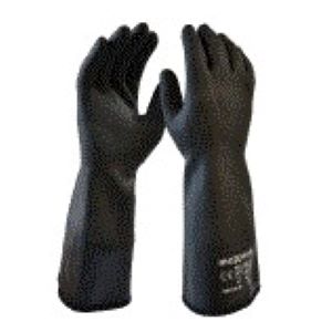 Black Neoprene Lined Gauntlet - GNL154