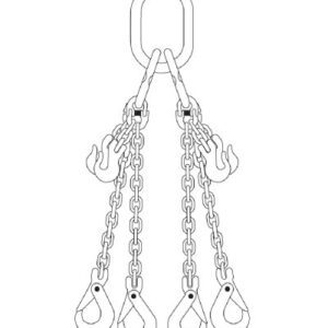 GRADE 100 CHAIN SLING – 4 LEG - Image 3