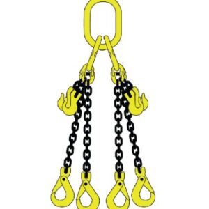 GRADE 80 CHAIN SLING – 4 LEG