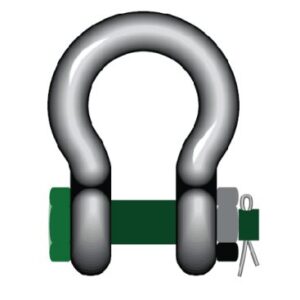 GREEN PIN BOW SHACKLE SAFETY PIN