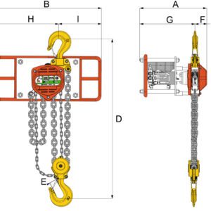 WH ROV SS C4 QP Chain Hoist - Hydraulic - Image 3