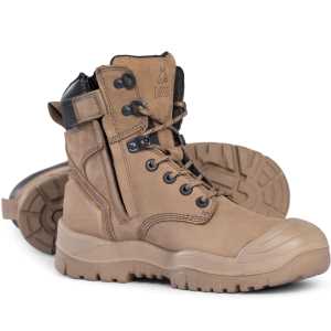 Stone High Leg Zipsider - Scuff Cap