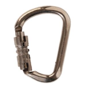 TRIPLE ACTION STEEL & STAINLESS STEEL KARABINER