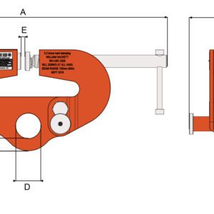 WH UBC Universal Beam Clamp - Image 3