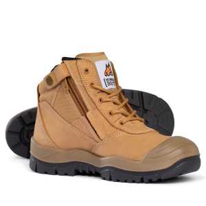 Wheat Zipsider Boot w/ Scuff Cap