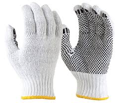 Knitted Poly/Cotton Polka Dot Palm