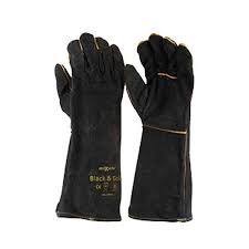 'Black & Gold' Welders Gloves - GWB160